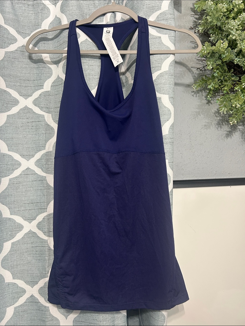 Fabletics Navy Blue Racerback Tank Top